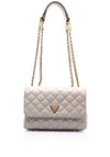 Guess Giully II Quilted Convertible Crossbody Bag, Taupe