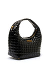 Guess Tia Quilted Hobo Shoulder Bag, Black
