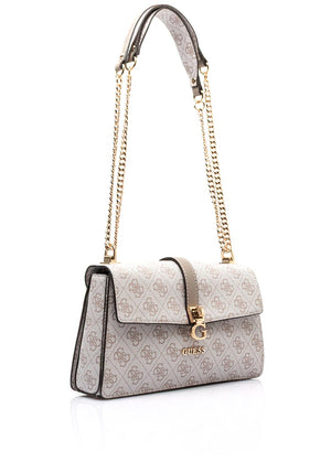Guess Zamira G Logo Convertible Crossbody Bag, Dark Taupe