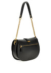 Guess Kuba Saddle Shoulder Bag, Black