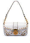 Guess Sardinia Vintage Studded Shoulder Bag, White