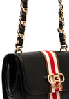 Guess Nelka Flap Small Crossbody Bag, Black