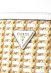 Guess Atalia Raffia Mini Bucket Bag, Natural White
