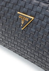 Guess Lisbet Woven Shoulder Bag, Black