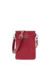 Guess Follie Travel Chit Chat Crossbody Bag, Red