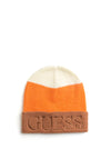 Guess Colour Block Ribbed Beanie, Multi