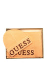Guess Logo Ribbed Hat and Scarf Gift Set, Peach