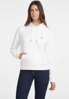 Guess Jeans Mini Patch Hoodie, White
