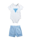 Guess Baby Boy Body and Short Set, Blue