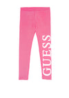 Guess Girls Elasticated Waist Legging, Pink