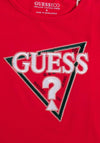 Guess Girls Embroidery and Sequins Short Sleeve Tee, Pink