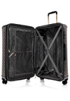Guess Wilder 4G Peony 25” 8-Wheeler Spin Suitcase, Brown