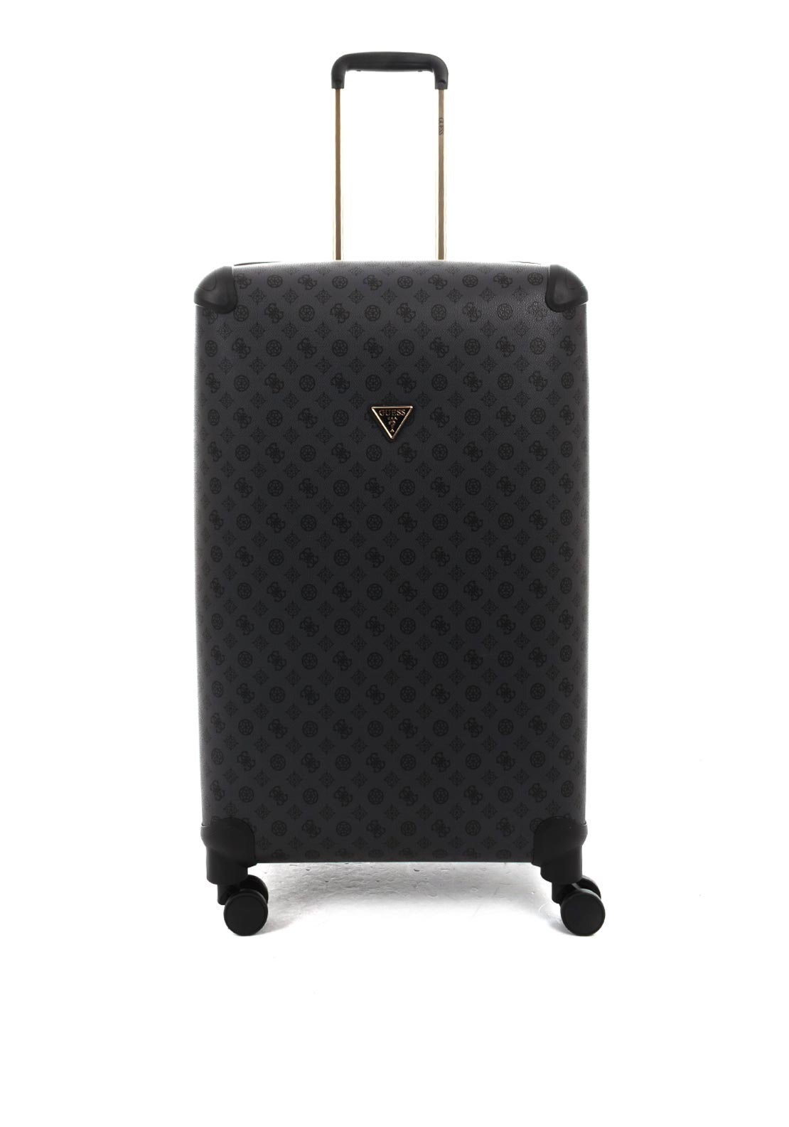 Guess Wilder 4G Peony 28” 8-Wheeler Spin Suitcase, Charcoal Grey