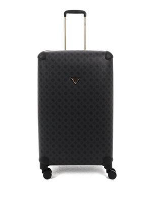 Guess Wilder 4G Peony 28” 8-Wheeler Spin Suitcase, Charcoal Grey