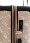 Guess Berta 4G 28” 8-Wheeler Spin Suitcase, Sand