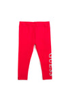 Guess Girl Glitter Branded Leggings, Pink