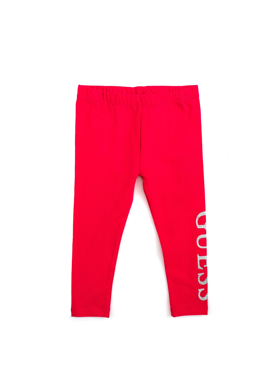 Guess Girl Glitter Branded Leggings, Pink