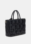 Guess Marion Woven Tote Bag, Black
