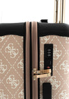Guess Berta 4G 25” 8-Wheeler Spin Suitcase, Beige