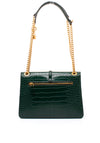 Guess James Faux Reptile Print Shoulder Bag, Forest