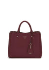 Guess Meridian Girlfriend Satchel Bag, Burgundy