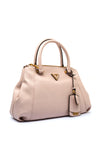Guess Laryn Pebbled Luxury Satchel Bag, Light Rose