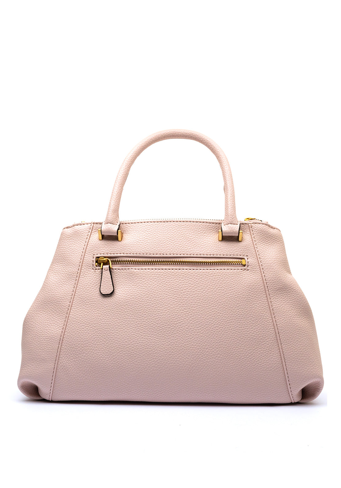 Guess Laryn Pebbled Luxury Satchel Bag, Light Rose