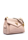 Guess Laryn Triangle Logo Crossbody Bag, Light Rose