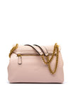 Guess Laryn Triangle Logo Crossbody Bag, Light Rose