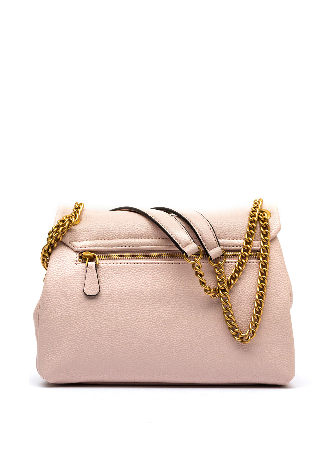 Guess Laryn Triangle Logo Crossbody Bag, Light Rose