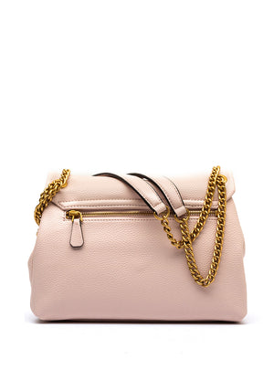 Guess Laryn Triangle Logo Crossbody Bag, Light Rose