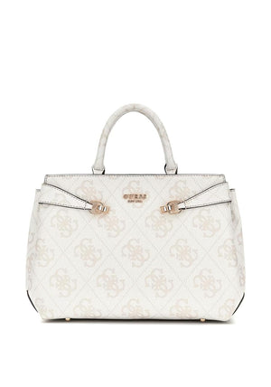 Guess Lorelei 4G Logo Medium Grab Bag, White