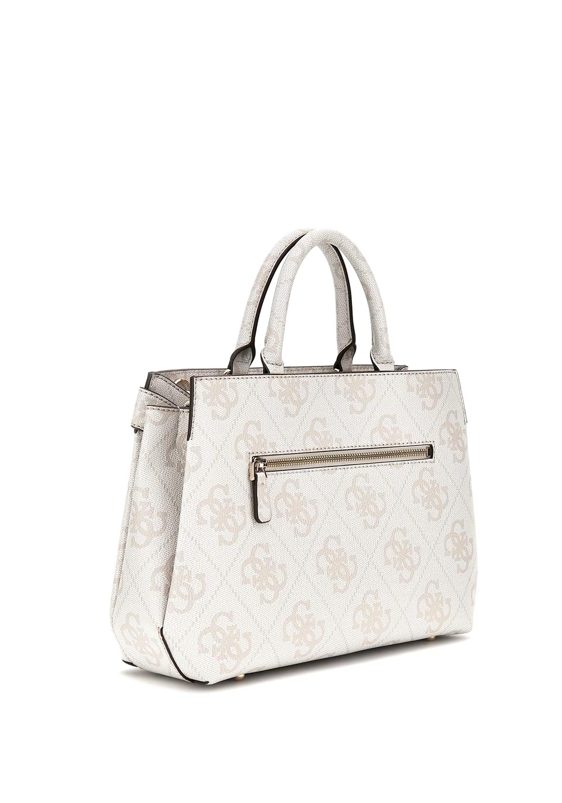 Guess Lorelei 4G Logo Medium Grab Bag, White