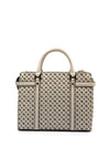 Guess Emilee 4G Logo Satchel Bag, Stone