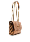 Guess Lovide Quilted Shoulder Bag, Bronze