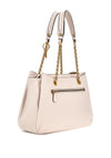 Guess Becci Logo Charm Shoulder Bag, Seashell