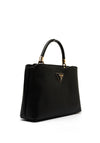 Guess Gizele Saffiano Grab Bag, Black