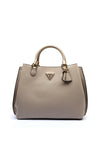 Guess Gizele Medium Satchel Bag, Taupe