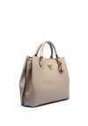 Guess Gizele Medium Satchel Bag, Taupe