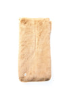 Guess Faux Fur Logo Scarf, Camel