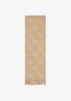Guess Nolana 4G Logo Scarf, Latte Logo