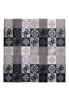 Guess Logo Print Scarf, Grey Multi