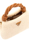 Guess Shadia Faux Fur Mini Handbag, Natural