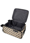 Guess Beyza 4G Logo 21.5” 8-Wheeler Spin Suitcase, Black