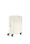 Guess Centennial Smooth 22” 8-Wheeler Spin Cabin Suitcase, White