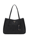 Guess Keandra 4G Peony Printed Medium Grab Bag, Black