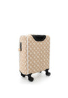 Guess Beyza 4G Logo 21.5” 8-Wheeler Cabin Spin Suitcase, White