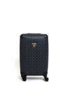 Guess Wilder Travel 22” 4G Peony Logo Spinner Suitcase, Charcoal