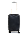 Guess Wilder Travel 22” 4G Peony Logo Spinner Suitcase, Charcoal