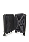 Guess Wilder 4G Peony 18” 8-Wheeler Spin Cabin Suitcase, Charcoal Grey
